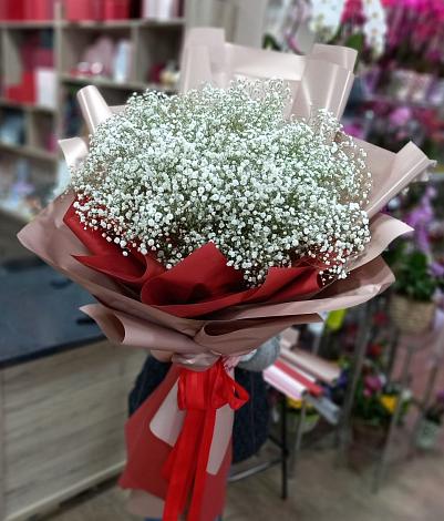 Букет цветов из: Гипсофила в Каче