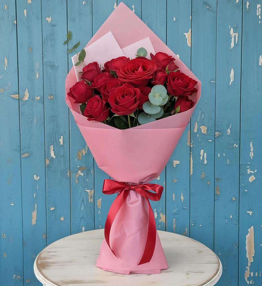 Букет цветов из: Розы в Каче