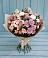 Букет цветов из: Хризантемы, Розы и Альстромерии в Каче