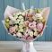 Букет цветов из: Альстромерии и Розы в Каче