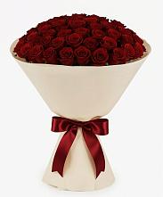 Букет 101 Бордовая роза Блэк Бакарра в Каче