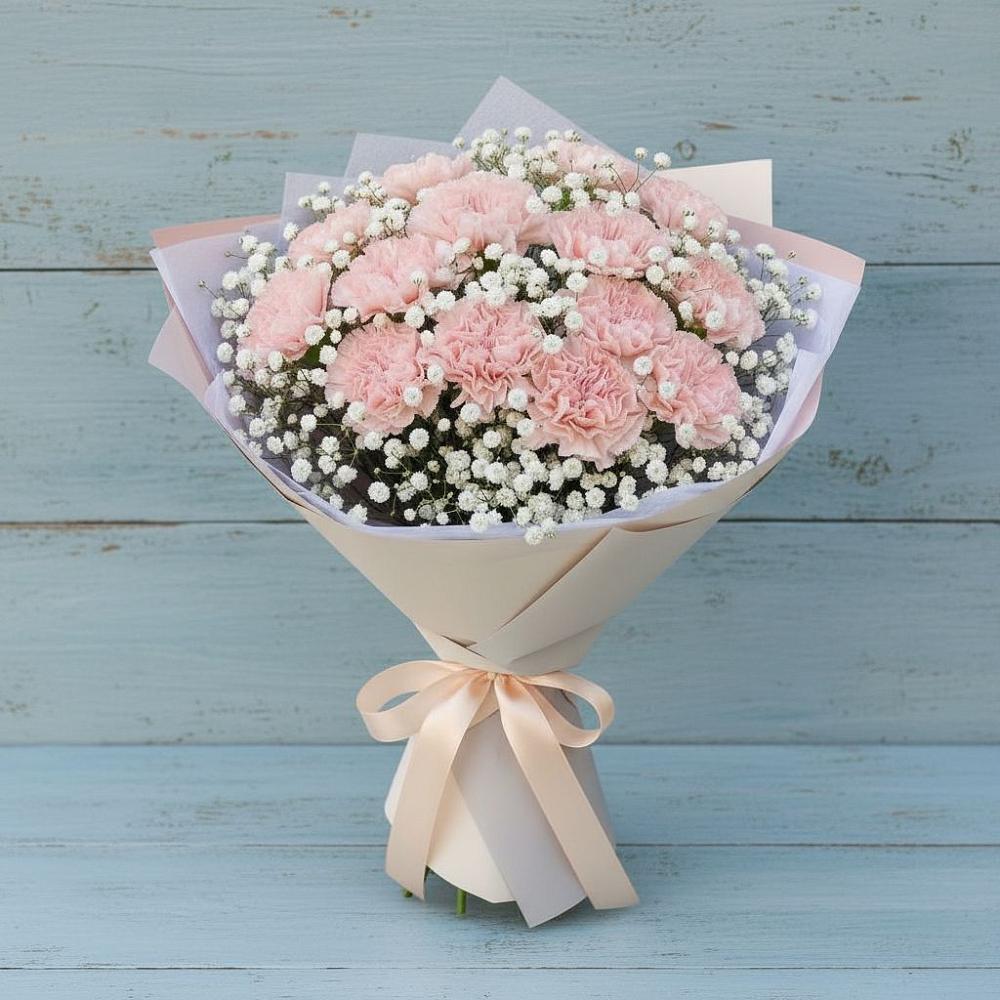 Букет цветов из: Гвоздики в Каче