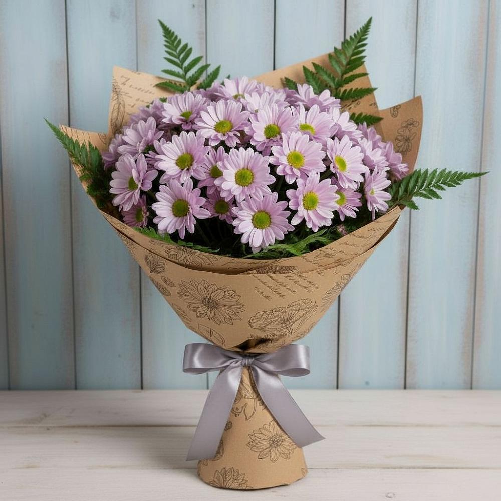 Букет цветов из: Хризантемы в Каче