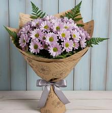Букет цветов из:  Хризантемы в Каче