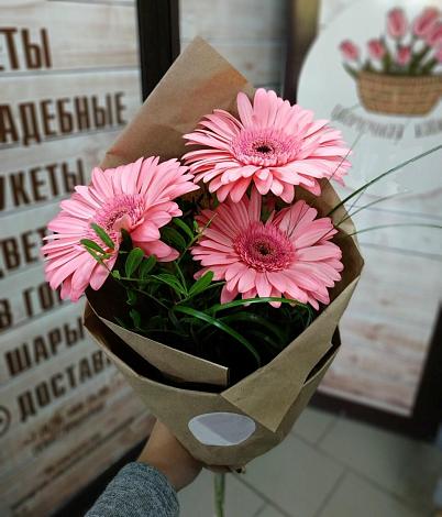 Букет цветов из: Герберы в Каче