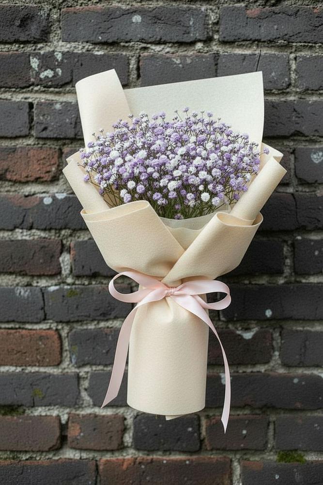 Букет цветов из: Гипсофила в Каче