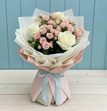 Букет цветов из:  Розы в Каче