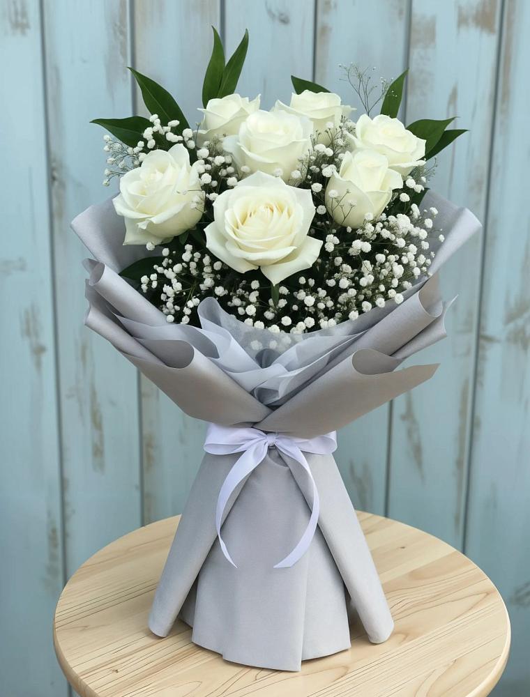 Букет цветов из: Розы в Каче