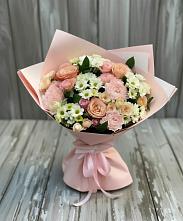 Букет цветов из:  Гвоздики, Розы и Хризантемы #REPLACE_PRED# Каче