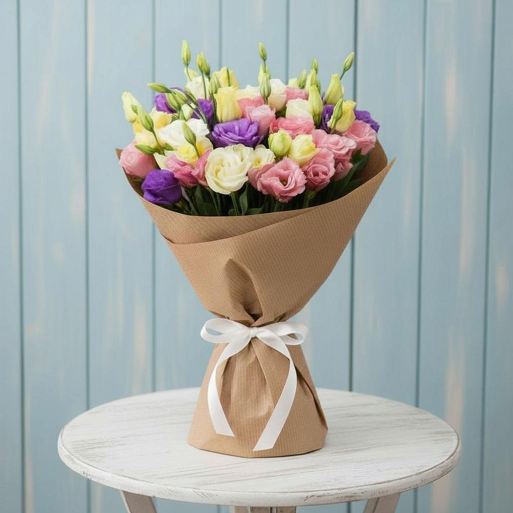 Букет цветов из: Лизиантусы в Каче