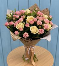 Букет цветов из:  Розы в Каче