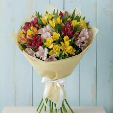 Букет цветов из:  Альстромерии в Каче