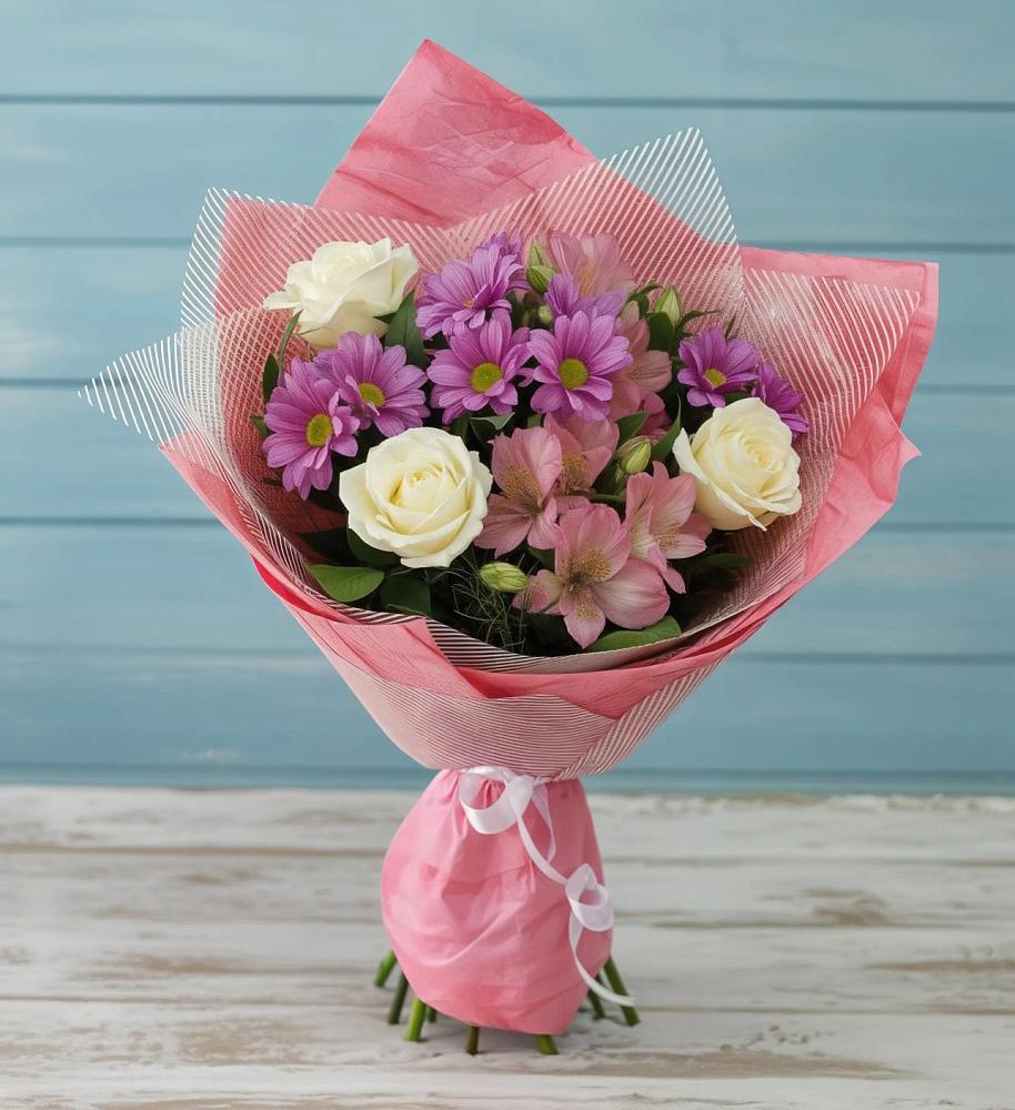 Букет цветов из: Герберы в Каче