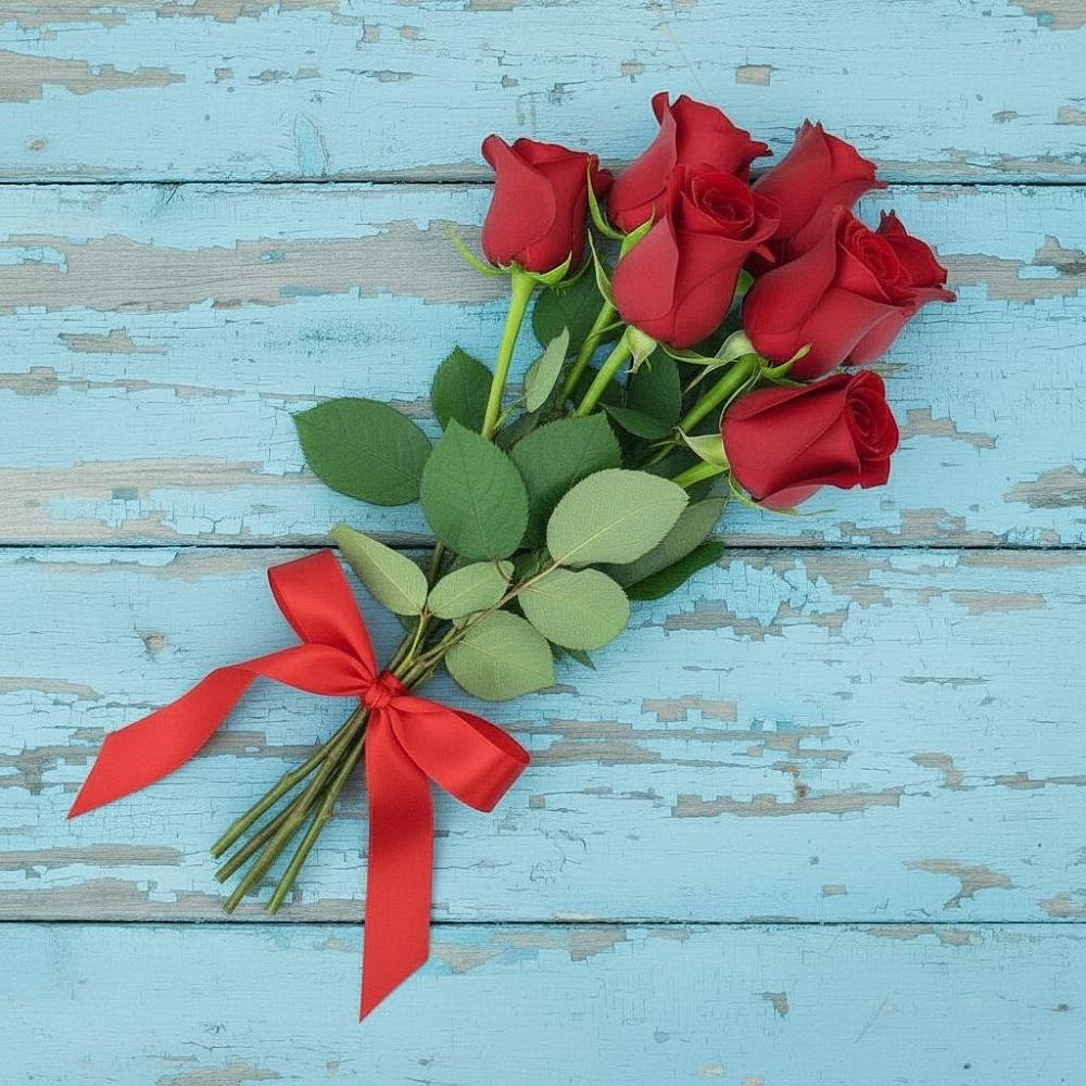 Букет Красные розы в Каче