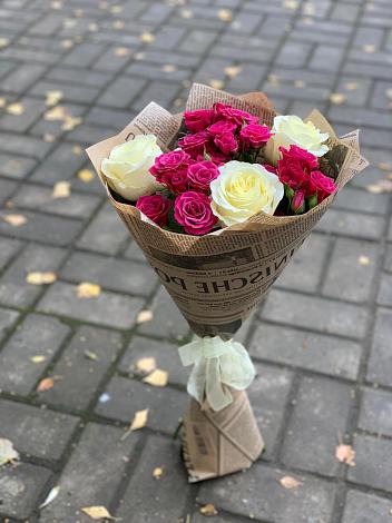 Букет цветов из: Розы в Каче