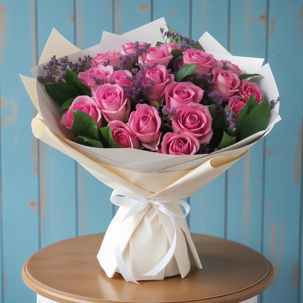 Букет цветов из: Розы в Каче