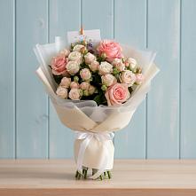 Букет цветов из:  Розы в Каче