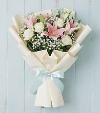 Букет цветов из:  Лилии в Каче